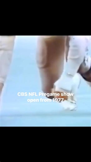 Check out the plays from the open of the NFL on CBS pregame show. #oldschool #NFL #CBS #classic | Chris Clark Sports