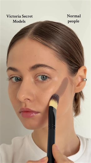 @anna_epicabeauty on Instagram: "How to contour your face like Victoria’s Secret models ✨💄 Ever wonder how VS models get that perfectly lifted, sculpted runway look? It’s all about strategic placement and today I’m breaking down their technique step-by-step so you can recreate it at home 🌹 Epica Beauty analyzes your natural face shape, cheekbones, and jawline and shows you exactly where to contour for that model-worthy finish. Because what works on the runway needs to be customized for YOUR un