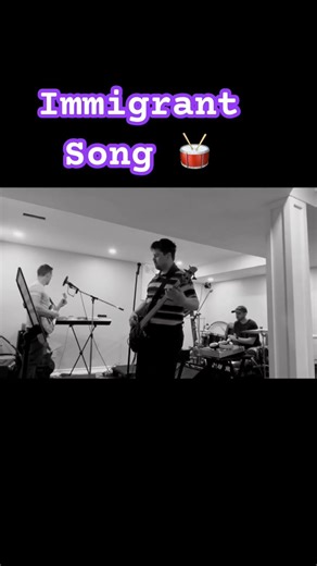 Immigrant song Led Zeppelin cover #music #shorts