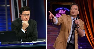 Late-night show fans are convinced Stephen Colbert and Jimmy Fallon both regretted inviting one guest