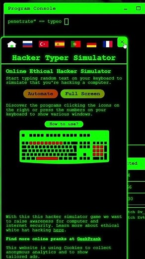How to Look Like a Hacker 😎😮 (Easy Trick) #hacker #tech #trending