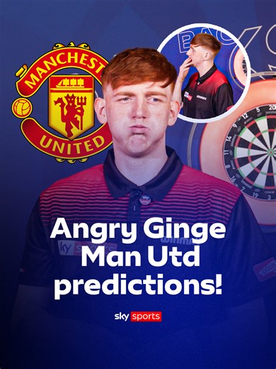 Manchester United Predictions by Angry Ginge with Darts
