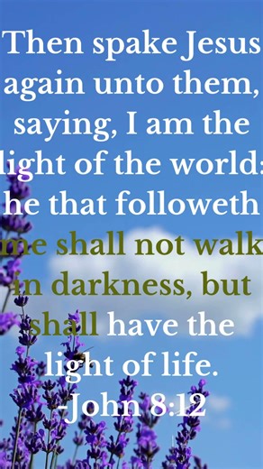 John 8:12 | Jesus the Light of the World | KJV Gospel Reading