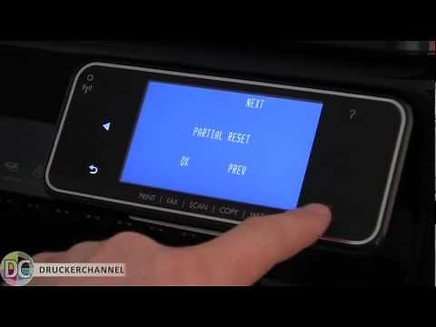 Reset and hidden service menu on the HP Officejet Pro 8500