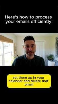 How to process your emails efficiently