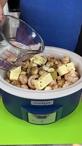 Classic Holiday Side Dish Made Easy! Marty M makes a traditional Burgundy Mushroom dish in his crock pot. So easy and so delicious. Enjoy y'all! | Marty M