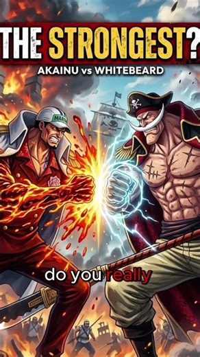 WHITEBEARD vs AKAINU WHO WAS STRONGER?
