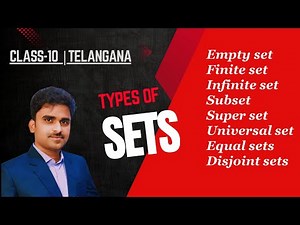 10th class sets in telugu || Types of Sets || Mathstech