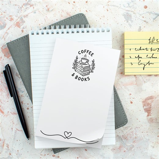 Coffee and Books Post-it® Notes: 4"x 6" Sticky Note 50 Sheets per Pad - Etsy