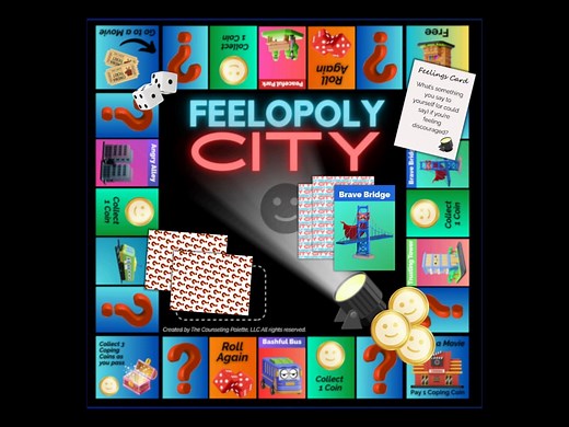 FEELOPOLY Therapy Game | FEELOPOLY City | Emotions Game | Coping Skills Activity | Download | SEL | Therapy Activities for Teens & Adults - Etsy