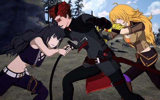 RWBY - Blake&Yang vs Adam - Full Fight Super-cut