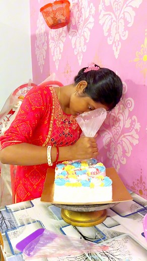 38K views · 633 reactions | Two letter cake decoration step by step...