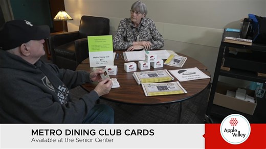 2.2K views · 11 reactions | Here's the latest Vibe!  Stormwater Grant | AppleValleyMN.gov/AVAdditionsGrant  Halloween Costume/Prop Swap | DakotaValleyRecyclingMN.gov  Metro Dining Club Cards | Available at the Senior Center! | City of Apple Valley, MN | Facebook