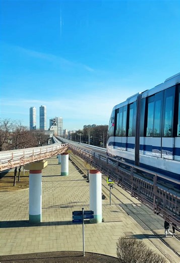Monorail in Moscow | Монорельс в Москве #travel #walking #traveling