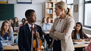2M views · 22K reactions | Teachers Told Black Boy To PLAY VIOLIN to...
