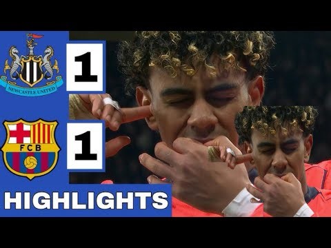 Newcastle vs Barcelona – Insane UCL Match | All Goals & Highlights