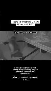 Something SCARY is living under their daughters bed #shorts