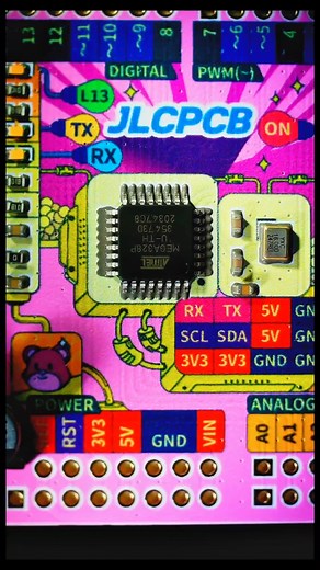 🎨Make your customized multicolor Arduino UNO. 🚀JLCPCB's Multi-Color Silkscreen PCBs starting at just $4.7! 🌈 👉Get coupons : https://bit.ly/4fcXAaL #JLCPCB #Arduino #PCB #DIY #Electronics | JLCPCB