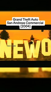 606K views · 16K reactions | The GTA San Andreas Commercial (2004) — Pure Nostalgia#GTASanAndreas #RockstarGames #RetroGaming | Yugo Strange | Facebook