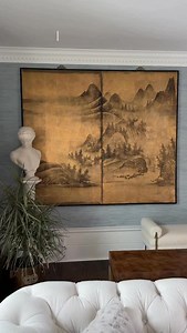 ✨Living Room GLOW UP ✨ Finally found these stunning pieces from @uttermostcompany and link in bio for everything I got! The Bolster Bench, preserved boxwoods, Karline Bench, Moran Console Table, and Path of the Water Artwork are all stunning in my space!! #DesignThatLasts #styledwithuttermost #uttermostpartner #sponsored | The Southern Gail