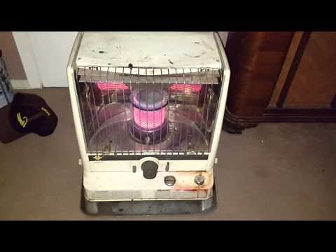 Kerosene heater burning diesel. CO test.