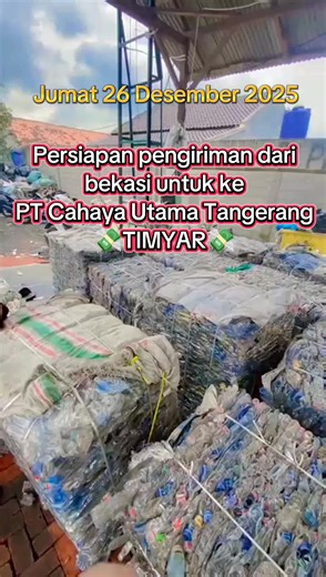 proses persiapan pengiriman dari bekasi untuk ke PT Cahaya Utama Tangerang 💸TIMYAR💸 Yth Supplier PET ballpres yang ingin kirim ke Tangerang & ALBA kendal Jateng Saya berikan harga yang paling terbaik dan saya pastikan tidak ada yang lebih baik dari rizal cover tangerang BN, BM, MIX, GALON, WARNA DGN HARGA TERBAIK - TIMYAR - pembayaran SAT SET - Contact whatsapp : 0813-9862-5532 ( Rizal Cover) #daurulangplastik #recycle #limbahplastik #petballpres #limbahkaleng INFO PENTING ! Yth Supplier PET B