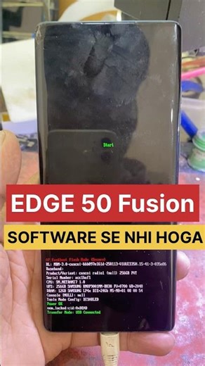 Software issue ❌CPU fault ✅Moto Edge 50 Fusion saved by CPU Reballing #mobilerepair #cpureball