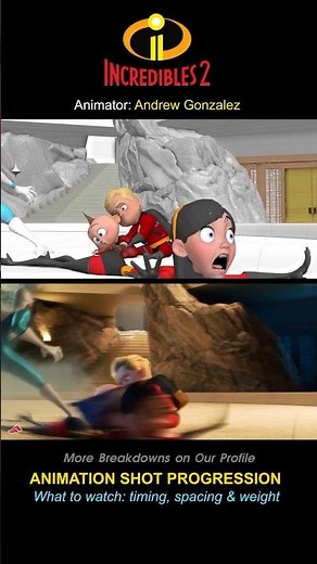 Incredibles 2 | Animation Breakdowns | Shot Progression