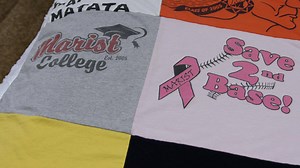 Transform your favorite t-shirts you can’t part with into a beautiful blanket you can use and show off. Create a memorable t-shirt quilt with Project Repat that you'll cherish forever! Save 15% today." | Project Repat