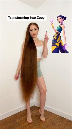 Loved cosplaying Zoey 🩵 So many cute reactions! 🥹 #kpopdemonhunters #cosplay #hairstyle #shorts