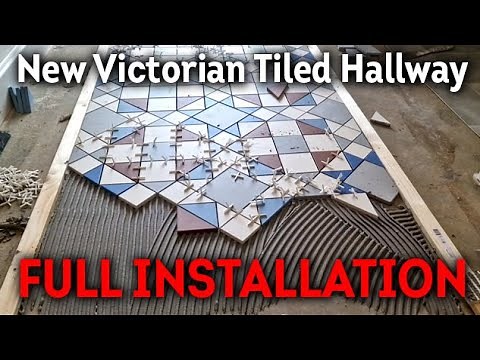 Watch us install a new Victorian Tiled hallway in Original Style Tiles