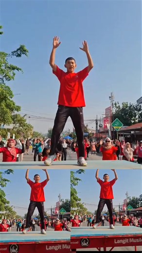 1.6K views · 21 reactions | 15 menit sekali latihan olahraga senam aerobik sehingga lebih maksimal membakar lemak dan kalori. Gerakan senam aerobik ini mempercepat proses penurunan berat badan alami. #senam #senamaerobik #aerobik #olahraga #aerobicexercise #workout #bodyworkout #bodyexercise #senamcardio | Komunitas Musik Nusantara | Facebook