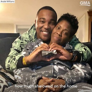 777K views · 42K reactions | André Williams gave his mother Tracy Gathers-Williams the gift of a lifetime, sending her a video to let her know he had paid off her mortgage. 凉 https://trib.al/GbqsQTJ | Good Morning America | Facebook