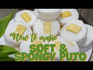 How to make soft and spongy puto #steamed cake #rice cake #white puto #sarap 015 more recipes below