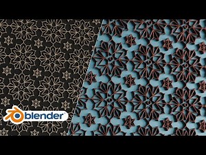 How to Model decorative 3D Wall in Blender 4.3 | Blender Tutorial for beginners