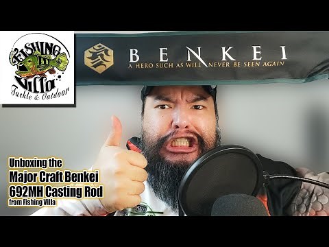 Unboxing the Major Craft Benkei 692 MH Casting Rod I Baitcasting Rod Review