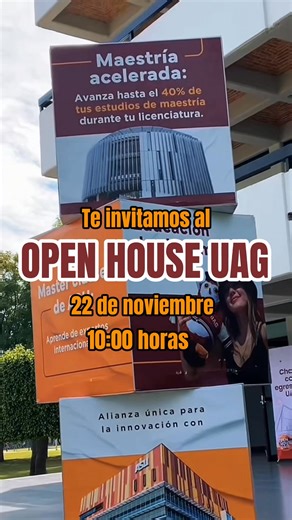 Ven al Open House UAG y descubre tu carrera, conoce a tus futuros profesores ¡y siente el espíritu universitario! Tú también puedes ser un líder con visión global. Experimenta, pregunta y aprende. ¡Te esperamos! | Universidad Autónoma de Guadalajara