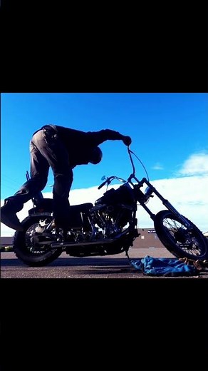 Kick starting a Shovelhead