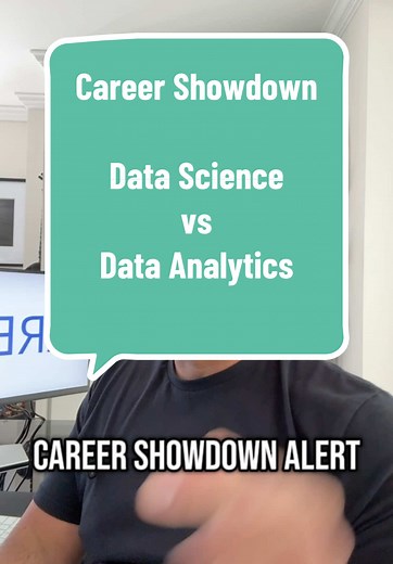Tech careers: Data Science vs Data Analytics Data Science and Data Analytics both deal with numbers—but the roles are built for different minds. Data Analysts pull reports, spot patterns, and help teams make smarter decisions. Data Scientists build models, use tools like Python, and predict what’s likely to happen next. Both are in demand, pay well, and offer remote flexibility—no degree required to get started. #datascience #dataanalytics #careersintech #howtobreakintotech #techtraining @Career
