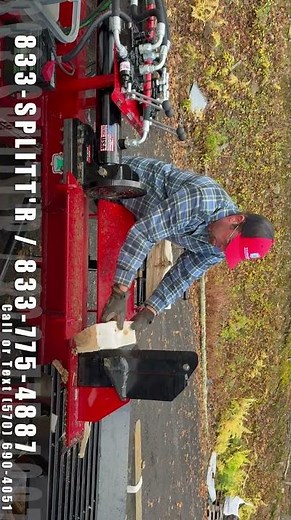 @TimberwolfEquip #TW-LS speed trial #firewoodsplitter