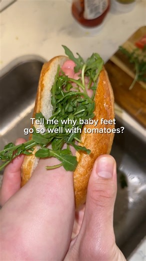 Baby feet sandwich - 100% cuteness, zero calories. #memes #fyp #funnyvideos #parenting #baby #babies #funny | stepan_misurka