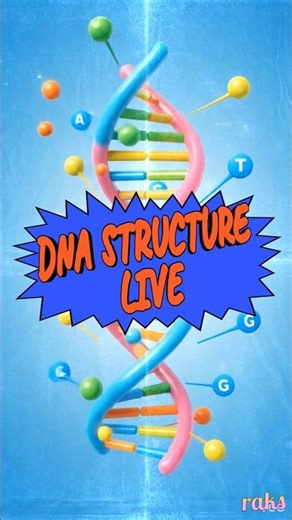 DNA structure 3D viewing #science #biology #shorts