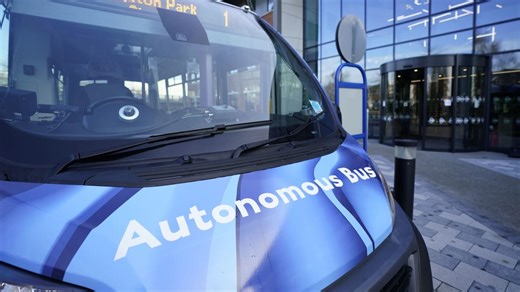 UK’s first self-driving electric bus unveiled