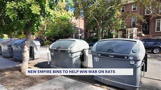 New massive high-tech trash bins helping win war on rats