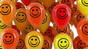 Funny Balloons Move White Background Loop Stock Footage Video (100% Royalty-free) 10836494 | Shutterstock