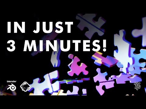 The Best Way to Make a Jigsaw Puzzle in Blender - Blender Tutorial