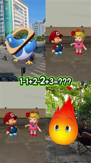 Baby Peach eats the Rose #mario #supermario #supermariobros