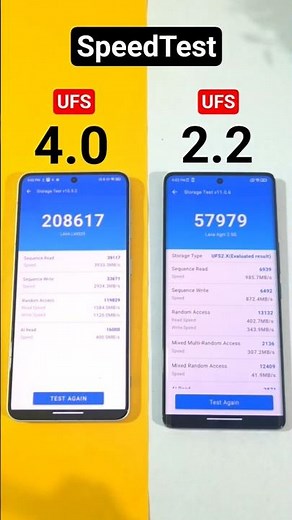 UFS 4.0 VS UFS 2.2 🚀🚀🔥🔥🔥