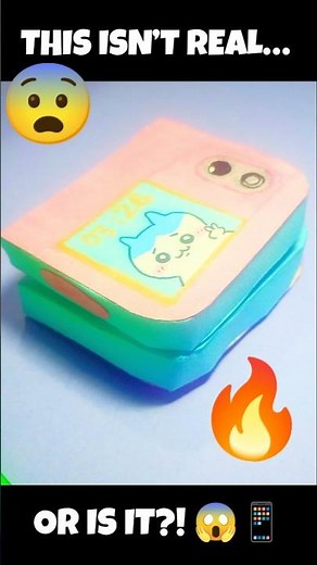 You Won’t Believe This Mini Flip Phone 😱📱 | Wait Till It Opens! #Shorts#trendingcraft2025