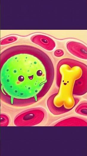 Find out if "The Silly Cell" fits in as a red blood cell or a bone cell!